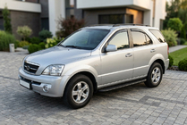Kia Sorento I BL 2002–2009 Sidosteg Tayga Black (2 st, aluminium) foto 1