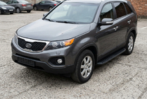 Kia Sorento II XM 2009–2014 Sidosteg Tayga Black (2 st, aluminium) 2013-2016 foto 1