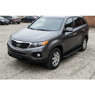 Sidosteg Tayga Black (2 st, aluminium) Kia Sorento II XM 2009–2014 foto 1