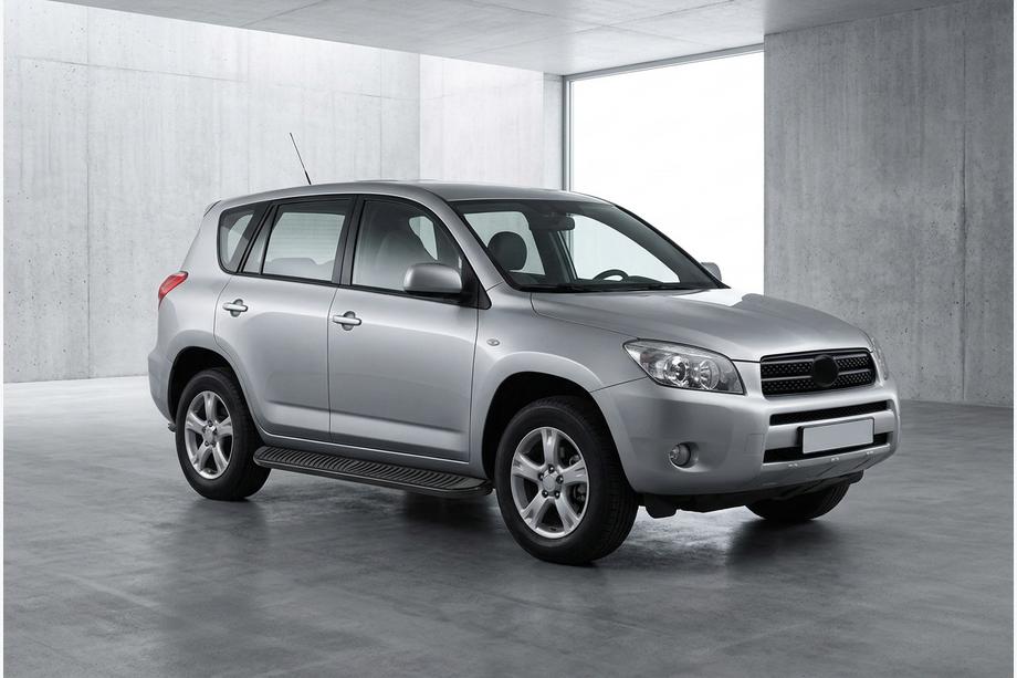 Toyota Rav 4 2006–2013 Sidosteg Tayga Black (2 st, aluminium) Foto 1