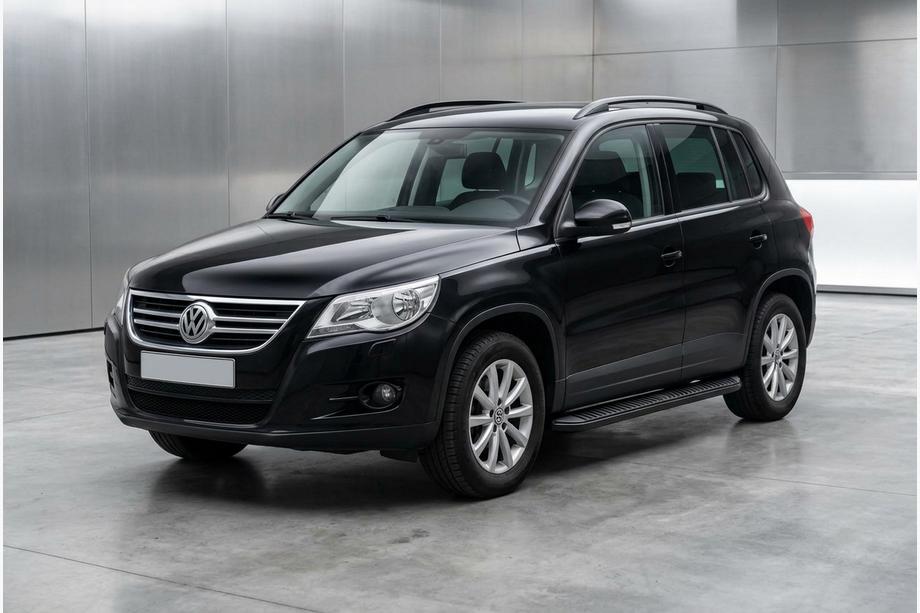 Volkswagen Tiguan 2007–2016 Sidosteg Tayga Black (2 st, aluminium) Image