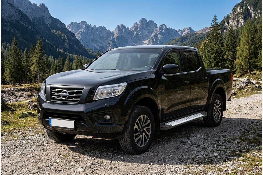Nissan Navara/NP300 2016– Sidosteg Allmond Grey (2 st, aluminium) Image