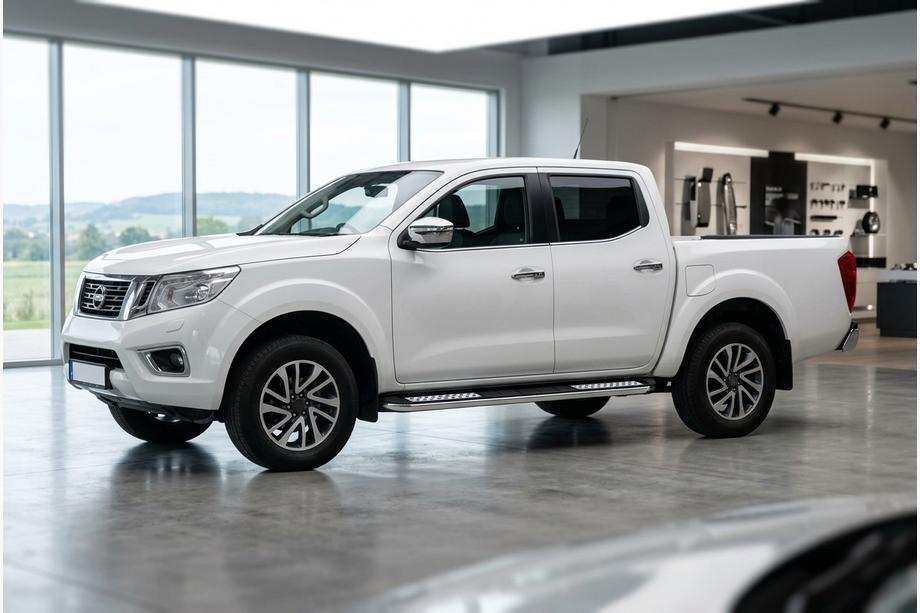 Nissan Navara/NP300 2016– Sidosteg Tayga V2 (2 st, aluminium) Image