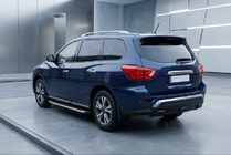 Nissan Pathfinder R52 2012–2021 Sidosteg Fullmond (2 st, aluminium) foto 1
