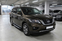 Nissan Pathfinder R52 2012–2021 Sidosteg RedLine V1 (2 st, aluminium) foto 1