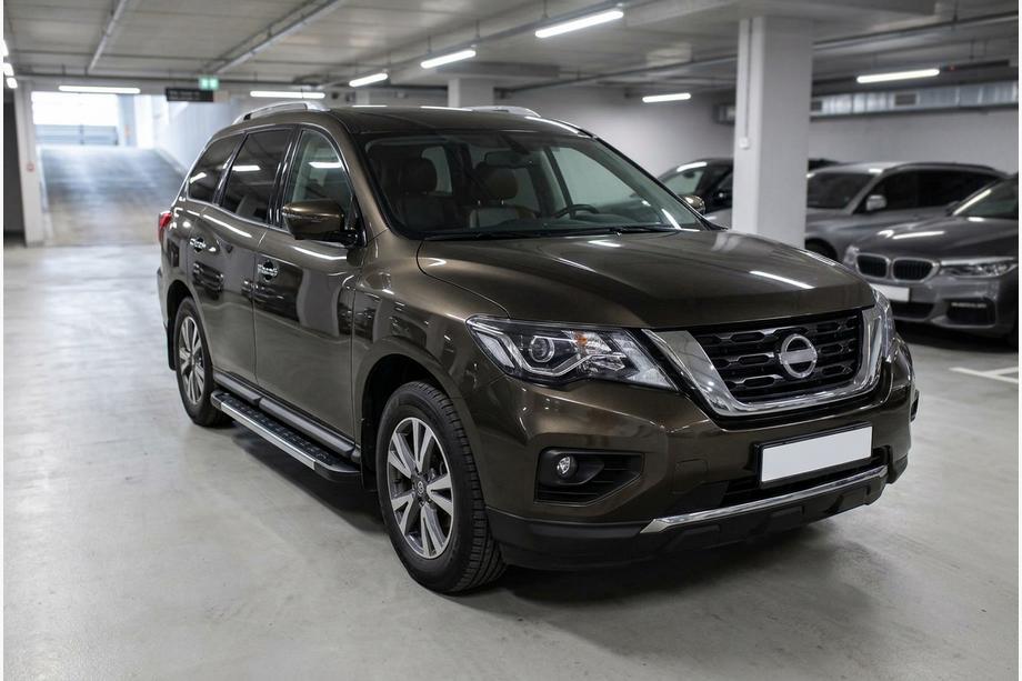 Nissan Pathfinder R52 2012–2021 Sidosteg RedLine V1 (2 st, aluminium) Image