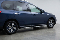 Nissan Pathfinder R52 2012–2021 Sidosteg Tayga Grey (2 st, aluminium) foto 1