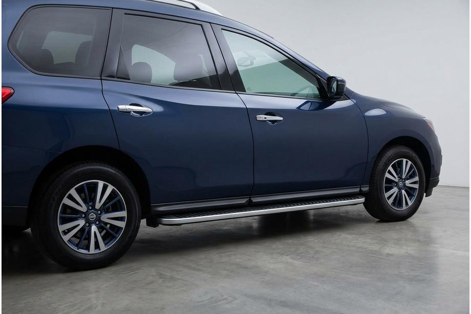 Nissan Pathfinder R52 2012–2021 Sidosteg Tayga Grey (2 st, aluminium) Image