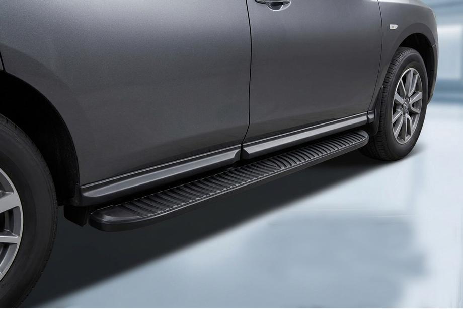Nissan Pathfinder R52 2012–2021 Sidosteg Tayga Black (2 st, aluminium) Image