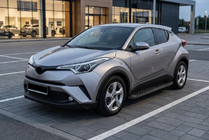 Toyota C-HR 2016–2023 Sidosteg Tayga Black (2 st, aluminium) foto 1