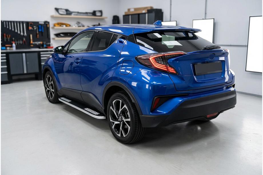 Toyota C-HR 2016–2023 Sidosteg Tayga V2 (2 st, aluminium) Image