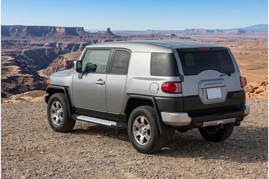 Toyota FJ Cruiser 2006–2022 Sidosteg Allmond Grey (2 st, aluminium) Image