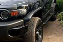 Toyota FJ Cruiser 2006–2022 Sidosteg Allmond Black (2 st, aluminium) foto 2