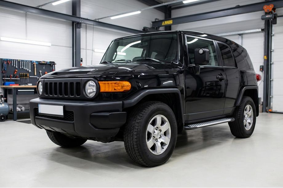Toyota FJ Cruiser 2006–2022 Sidosteg Line (2 st, aluminium) Image