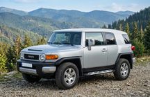 Toyota FJ Cruiser 2006–2022 Sidosteg Sunrise (2 st, aluminium) foto 1
