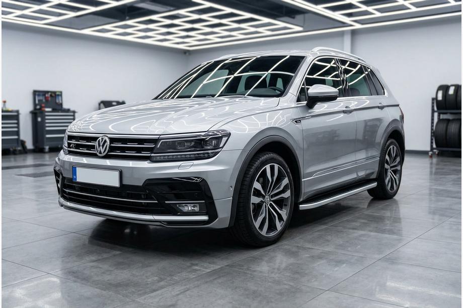 Volkswagen Tiguan 2016–2023 Sidosteg Tayga Grey (2 st, aluminium) Image