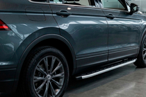 Volkswagen Tiguan 2016–2023 Sidosteg Fullmond (2 st, aluminium) foto 1