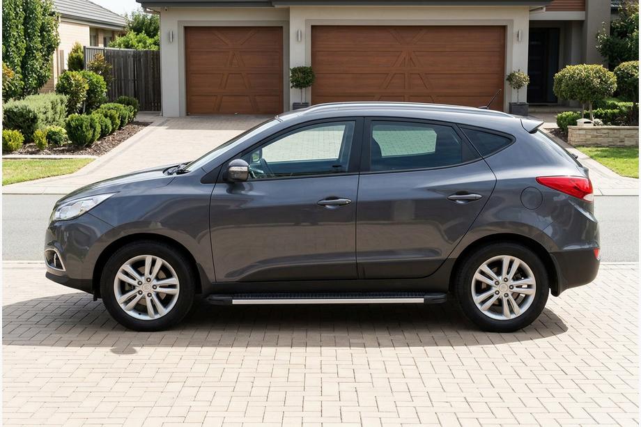 Hyundai IX-35 2010–2015 Sidosteg Maya V1 (2 st, aluminium) Image
