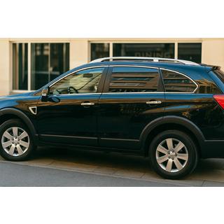 Övre fönsterlister (6 st, rostfritt stål) Chevrolet Captiva 2006–2019 foto 1