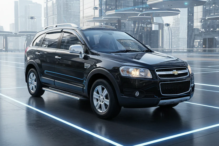 Chevrolet Captiva 2006–2019 Sidosteg Maydos V2 (2 st, aluminium / rostfritt stål) Image