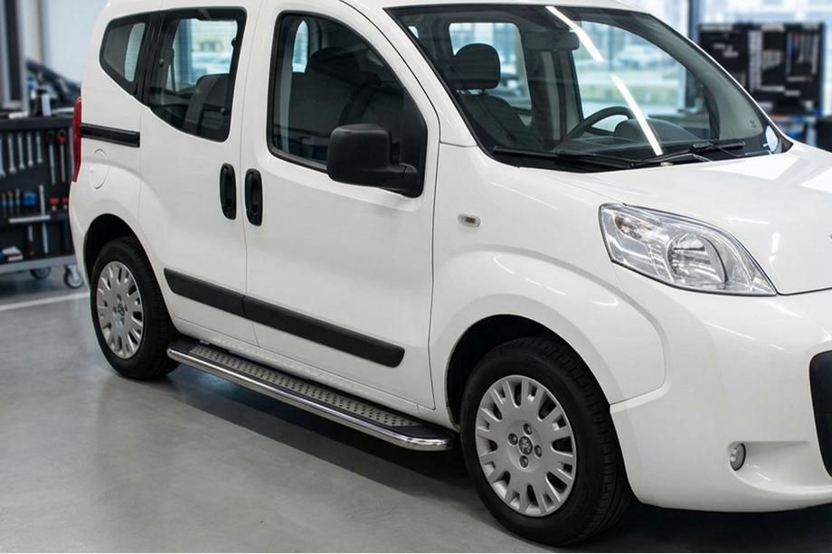 Citroen Nemo 2007–2017 Sidosteg Maydos V2 (2 st, aluminium/rostfritt stål) Image