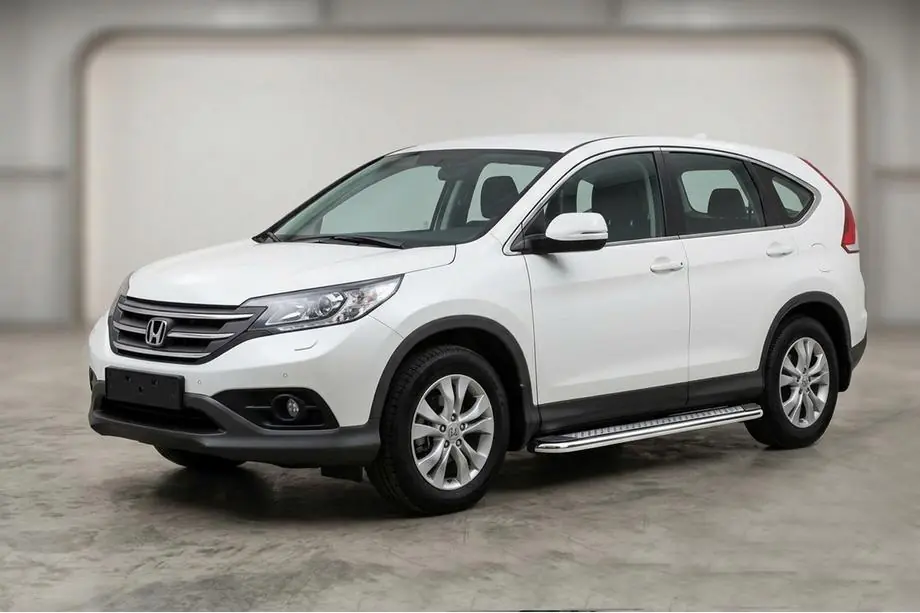 Honda CRV 2012–2016 Sidosteg Maydos V2 (2 st, aluminium/rostfritt stål) Foto 1