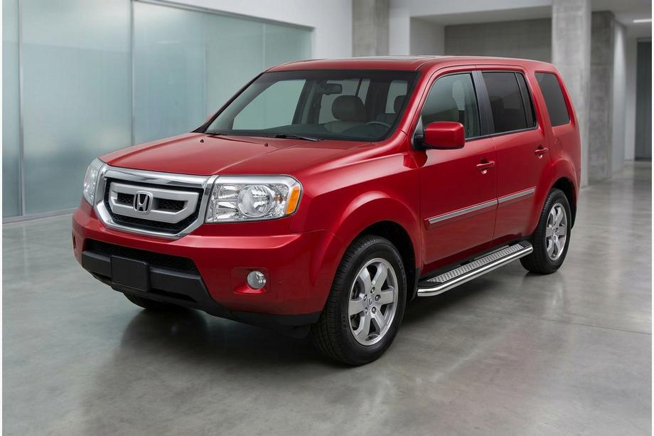 Honda Pilot 2008–2015 Sidosteg Maydos V2 (2 st, aluminium/rostfritt stål) Image