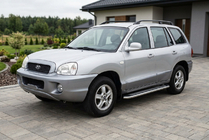 Hyundai Santa Fe 1 2000–2006 Sidosteg Maydos V2 (2 st, aluminium/rostfritt stål) foto 1