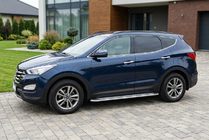 Hyundai Santa Fe 3 2012–2018 Sidosteg Maydos V2 (2 st, aluminium/rostfritt stål) foto 1