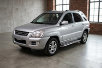 Kia Sportage 2004–2010 Sidosteg Maydos V2 (2 st, aluminium/rostfritt stål) foto 1