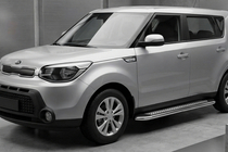 Kia Soul II 2013–2018 Sidosteg Maydos V2 (2 st, aluminium/rostfritt stål) foto 1