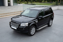 Land Rover Freelander II 2006–2014 Sidosteg Maydos V2 (2 st, aluminium/rostfritt stål) foto 1