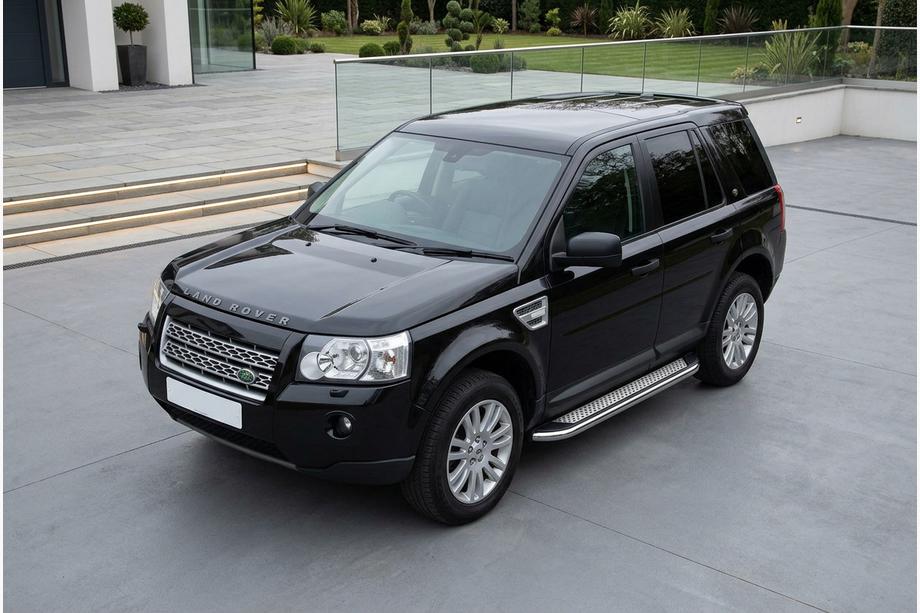 Land Rover Freelander II 2006–2014 Sidosteg Maydos V2 (2 st, aluminium/rostfritt stål) Image
