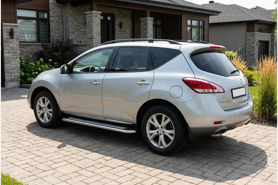 Nissan Murano 2008–2014 Sidosteg Maydos V2 (2 st, aluminium/rostfritt stål) Image