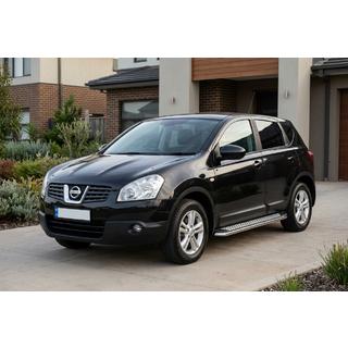 Sidosteg Maydos V2 (2 st, aluminium/rostfritt stål) Nissan Qashqai 2007–2010 foto 1