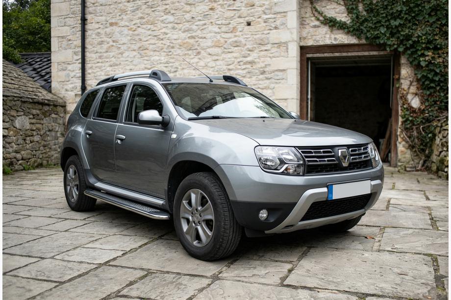 Renault Duster 2008–2017 Sidosteg Maydos V2 (2 st, aluminium/rostfritt stål) Image