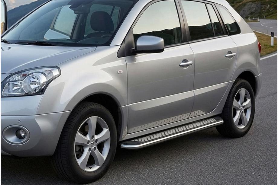 Renault Koleos 2008–2016 Sidosteg Maydos V2 (2 st, aluminium/rostfritt stål) Image