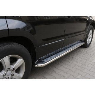 Sidosteg Maydos V2 (2 st, aluminium/rostfritt stål) Suzuki Grand Vitara 2005–2017 foto 1