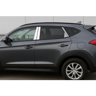 Stolplister (rostfritt stål) Hyundai Tucson TL 2016–2021 foto 1