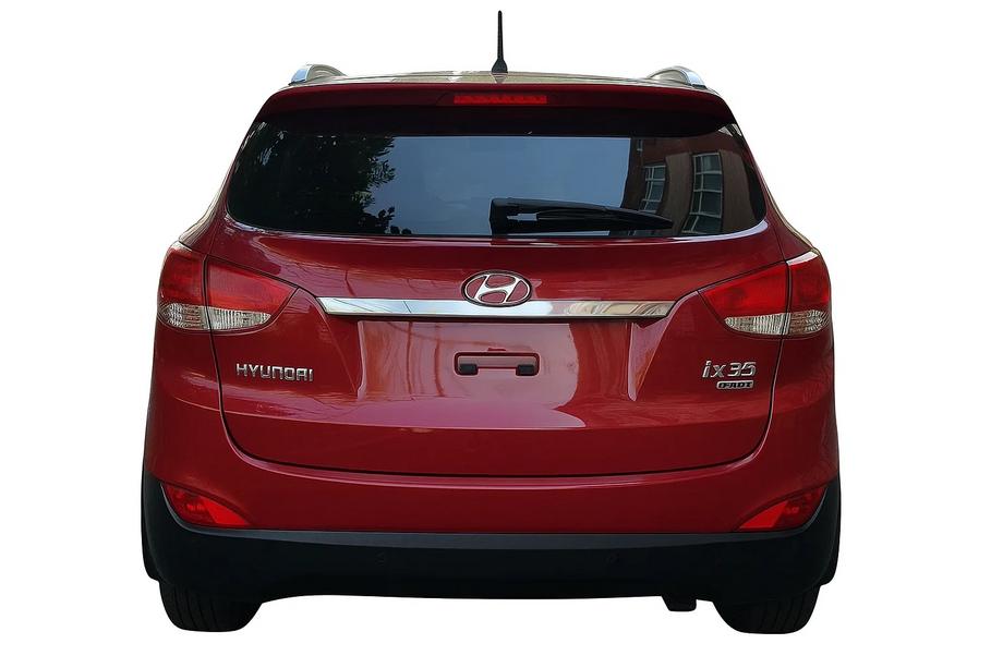 Hyundai IX-35 2010–2015 Kromlist ovanför registreringsskylten (bred) Image