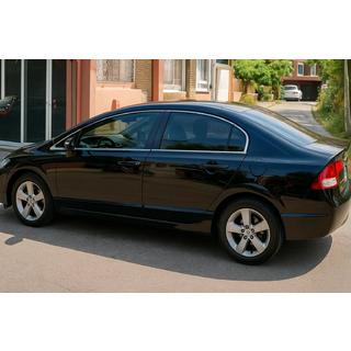 Komplett fönsterlistset (12 st, rostfritt stål) Honda Civic Sedan VIII 2006–2011 foto 1