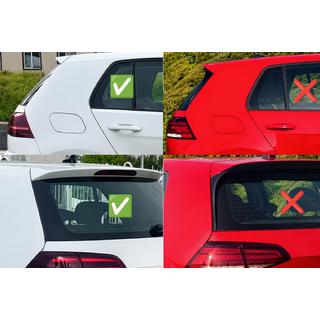 Niken spoiler (för Base HB, för lackering) Volkswagen Golf 7/E-Golf 2012–2020 foto 3