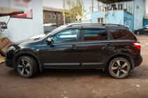 Nissan Qashqai 2007–2010 Vindavvisare med kromlist (4 st, Niken) foto 4