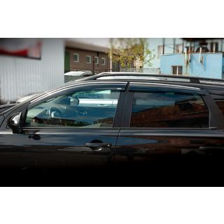 Vindavvisare med kromlist (4 st, Niken) Nissan Qashqai 2007–2010 foto 2