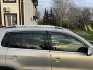 Volkswagen Tiguan 2007–2016 Vindavvisare med kromlist (4 st, Niken) foto 3