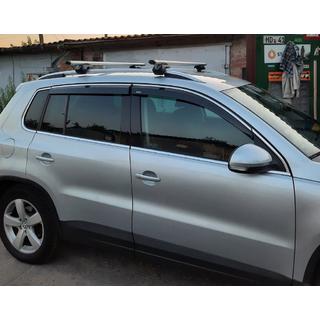 Vindavvisare med kromlist (4 st, Niken) Volkswagen Tiguan 2007–2016 foto 2