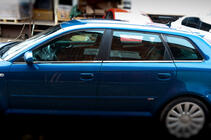Audi A3 2003–2012 Nedre fönsterlister (rostfritt) foto 4