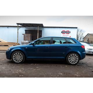 Nedre fönsterlister (rostfritt) Audi A3 2003–2012 foto 2