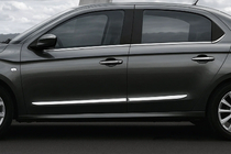 Fiat Albea 2002–2012 Dörrlist (rostfritt stål) foto 1