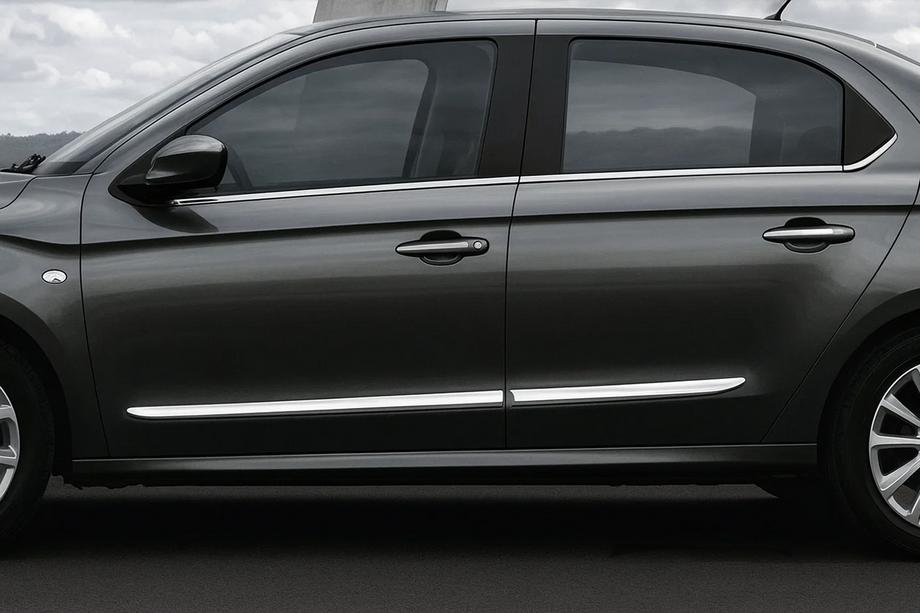 Fiat Albea 2002–2012 Dörrlist (rostfritt stål) Image